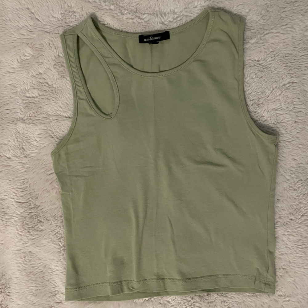 Light Green Cutout Tank